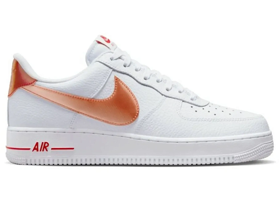 Фото № 1 с приближением к товару «‎Nike Air Force 1 Low '07 Jumbo Soosh White University Red»