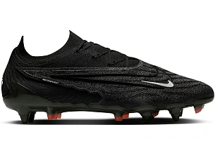 Nike Gripknit Phantom GX Elite SG-Pro Anti-Clog Traction Black Dark Smoke Grey Total Orange