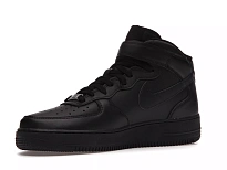 Фото № 2 с приближением к товару «‎Nike Air Force 1 Mid '07 Triple Black (2021)»