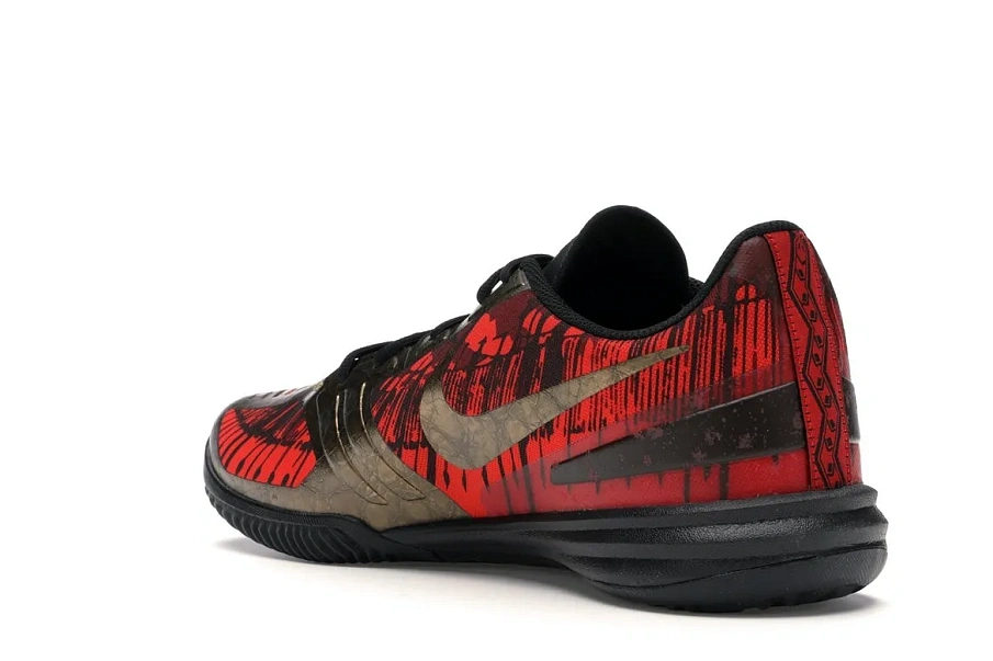 Фото № 6 с приближением к товару «‎Nike KB Mentality Black Metallic Gold Chilling Red»