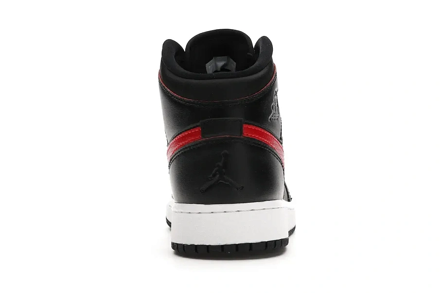 Фото № 4 с приближением к товару «‎Jordan 1 Retro Mid Black Gym Red »