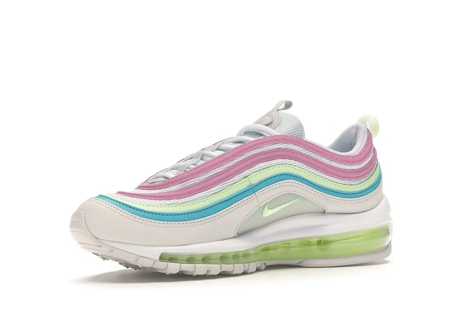 Фото № 3 с приближением к товару «‎Nike Air Max 97 White Barely Volt »