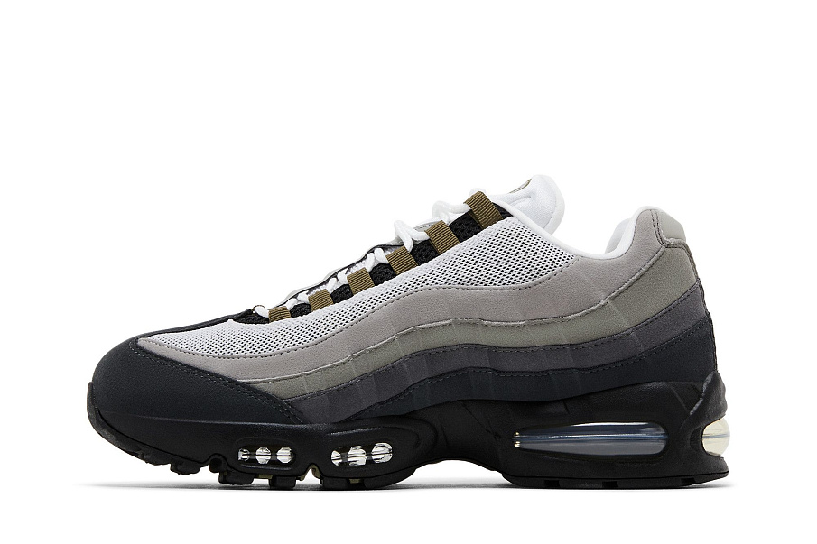 Фото № 4 с приближением к товару «‎Nike Women's Air Max 95 Big Bubble - Black Medium Olive»
