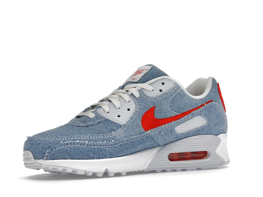 Фото № 4 с приближением к товару «‎Nike Air Max 90 Denim Light Wash»