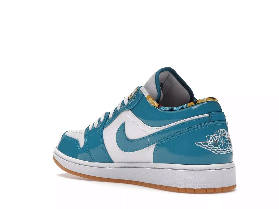Фото № 2 с приближением к товару «‎Jordan 1 Low SE Barcelona Cyber Teal»