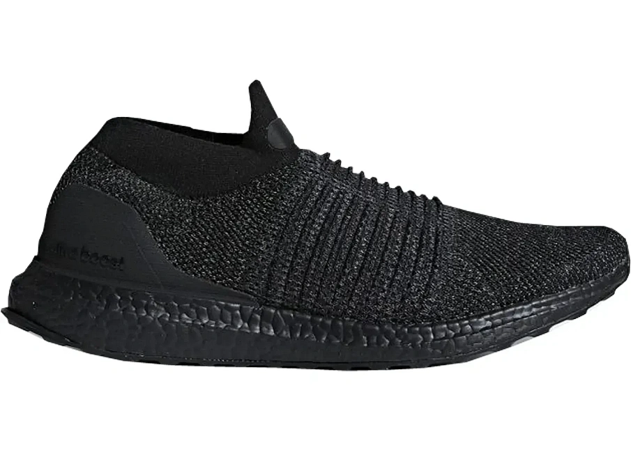 Фото № 1 с приближением к товару «‎adidas Ultra Boost Laceless Mid Triple Black»