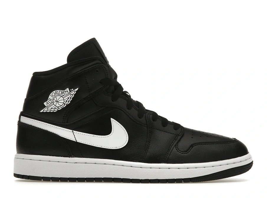 Фото № 1 с приближением к товару «‎Jordan 1 Mid Black/White»