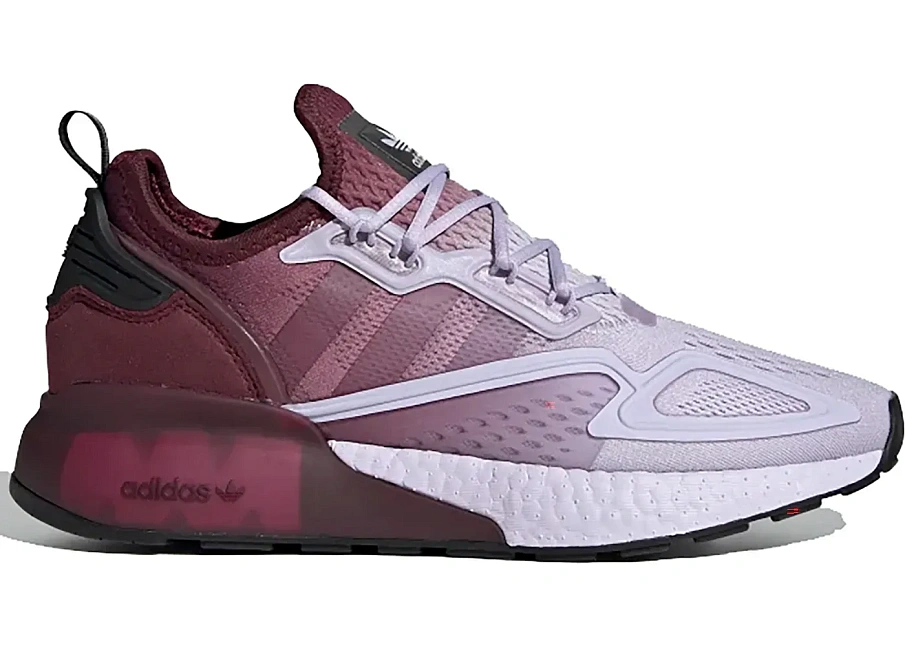 Фото № 1 с приближением к товару «‎adidas ZX 2K Boost Purple Tint Maroon »