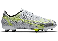 Фото № 1 с приближением к товару «‎Nike Mercurial Vapor 14 Academy FG MG Metallic Silver Volt »