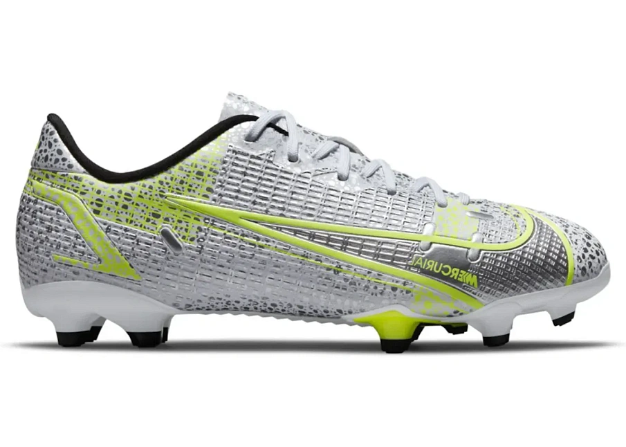 Фото № 1 с приближением к товару «‎Nike Mercurial Vapor 14 Academy FG MG Metallic Silver Volt »