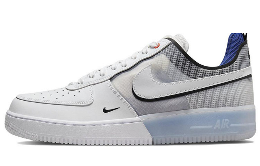 Фото № 1 с приближением к товару «‎Nike Air Force 1 React Skate Shoes GreyWhiteBlue»