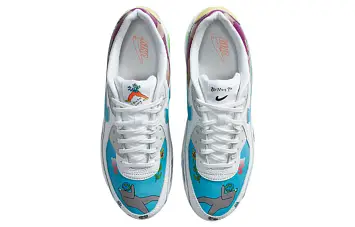 Ruohan Wang X Nike Air Max 90 Flyleather Qs Running Shoes Multi-Color - 5