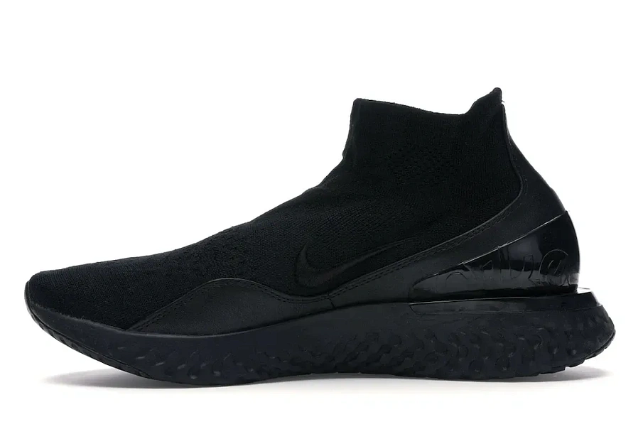 Фото № 3 с приближением к товару «‎Nike Rise React Flyknit Triple Black»