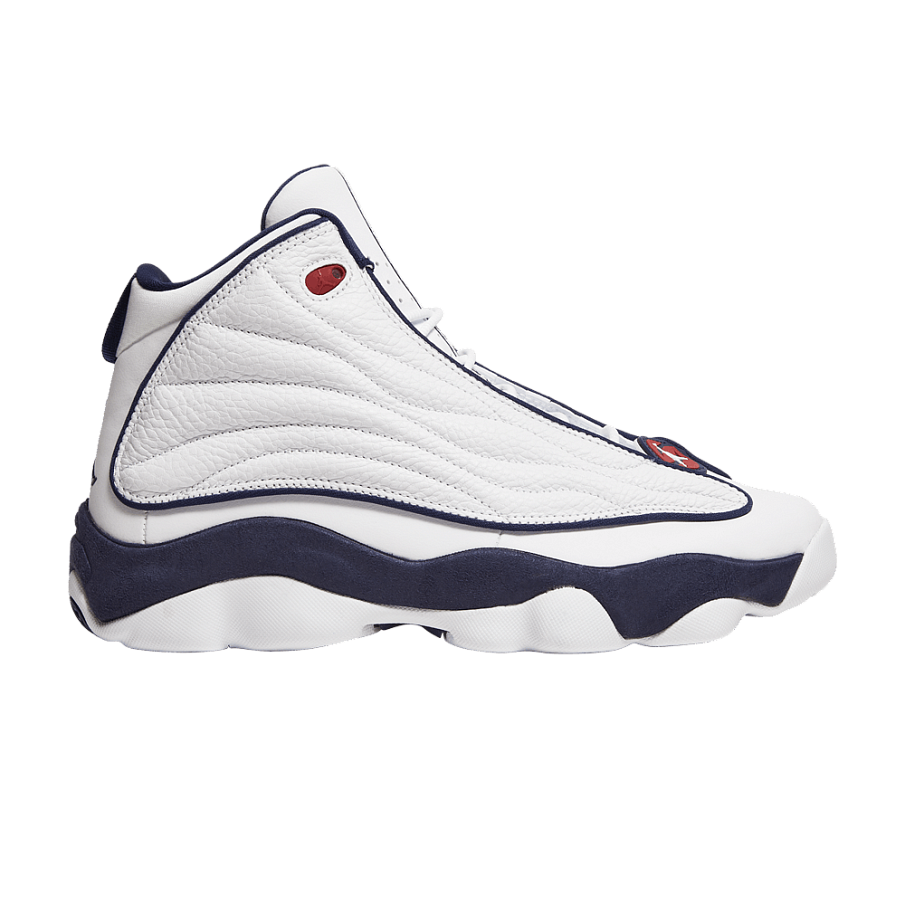 Фото № 1 с приближением к товару «‎Air Jordan Pro Strong White Midnight Navy»