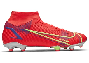 Nike Mercurial Superfly 8 Academy MG Bright Crimson Indigo Burst
