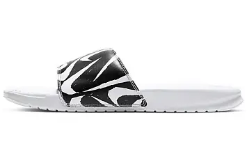 Nike Benassi JDI Print 'White Black' WhiteBlack (631261-106) - 1