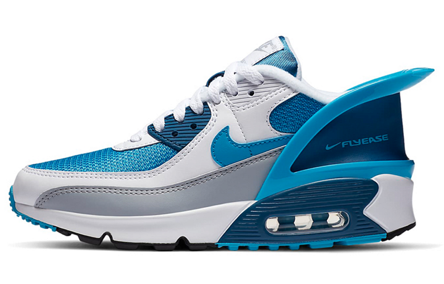 Фото № 1 с приближением к товару «‎Nike Air Max 90 FlyEase (GS) GreyBlue»