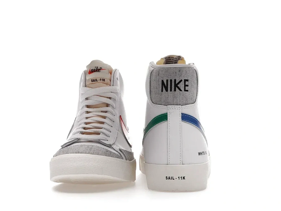 Фото № 4 с приближением к товару «‎Nike Blazer Mid 77 Color Code White »