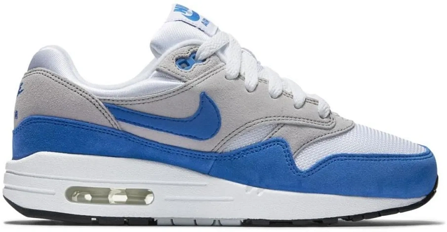 Фото № 1 с приближением к товару «‎Nike Air Max 1 White Sport Royal»