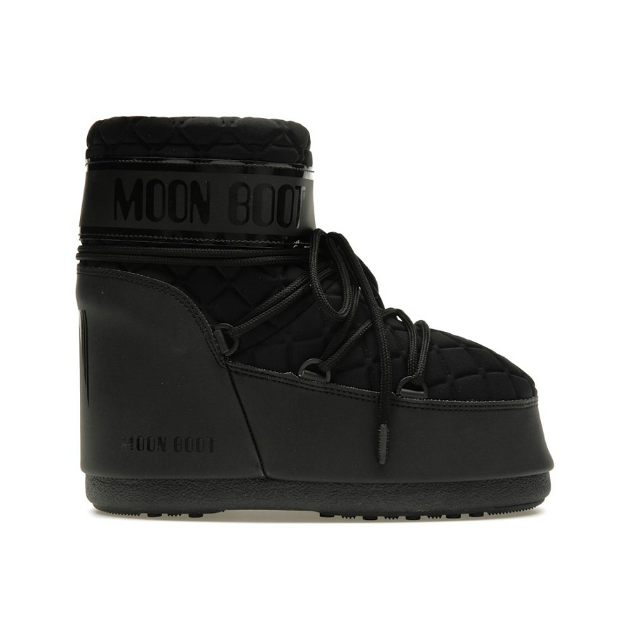 Фото № 1 с приближением к товару «‎Moon Boot Icon Quilt Low Boot Sigma Black»