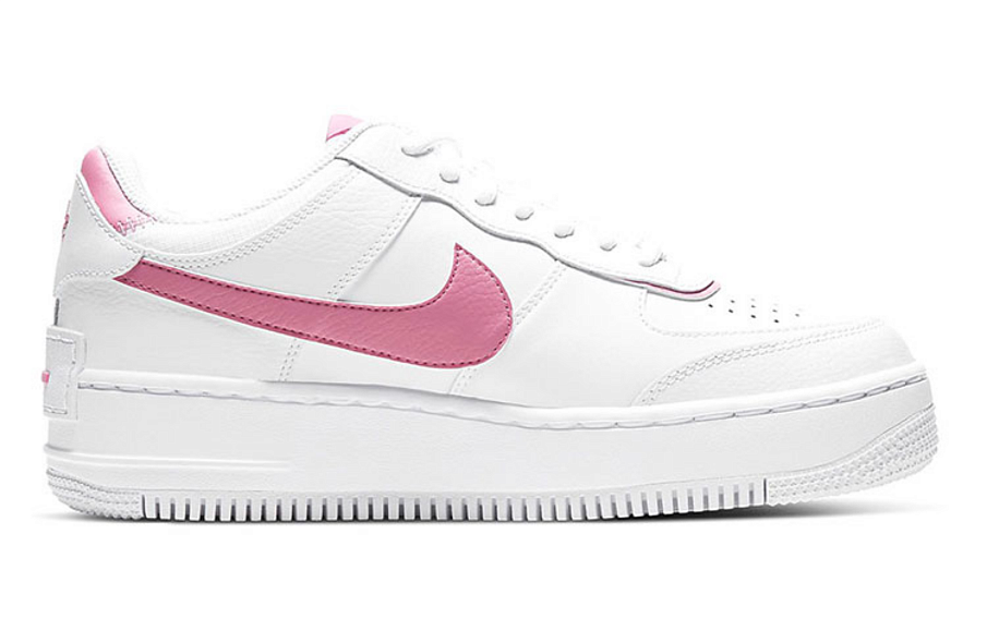 Фото № 2 с приближением к товару «‎Nike Air Force 1 Shadow White Magic Flamingo (W)»