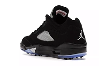 Фото № 5 с приближением к товару «‎Air Jordan 5 Retro Low Golf Black Metallic»