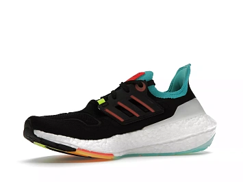 adidas Ultra Boost 22 Black Turbo Mint Rust - 2