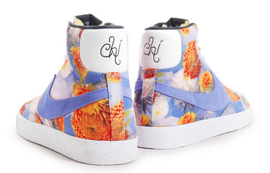 Фото № 3 с приближением к товару «‎Nike Blazer Mid PRM Vntg QS 'Chicago' BlueWhite»