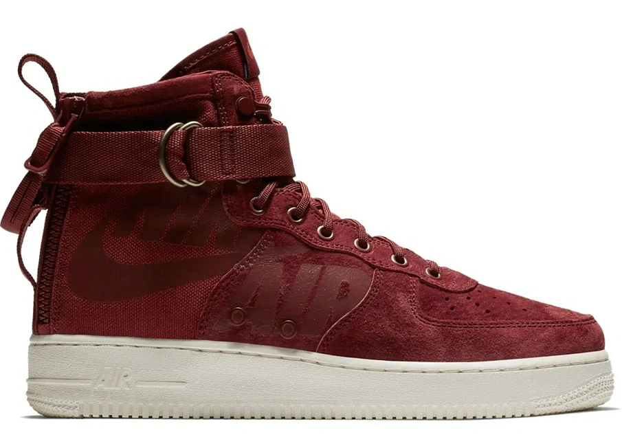 Фото № 1 с приближением к товару «‎Nike SF Air Force 1 Mid Pueblo Brown Dark Russet»