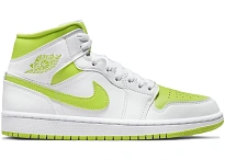 Фото № 1 с приближением к товару «‎Jordan 1 Mid White Lime »