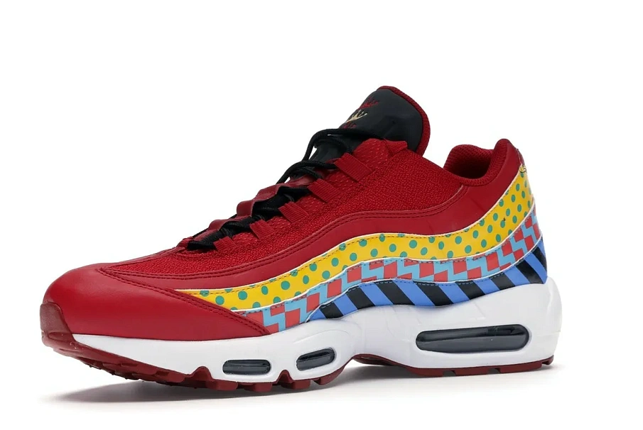 Фото № 4 с приближением к товару «‎Nike Air Max 95 Baltimore Home»