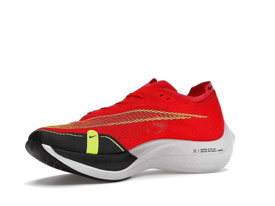 Фото № 2 с приближением к товару «‎Nike ZoomX Vaporfly Next% 2 Siren Red Dark Smoke Grey»