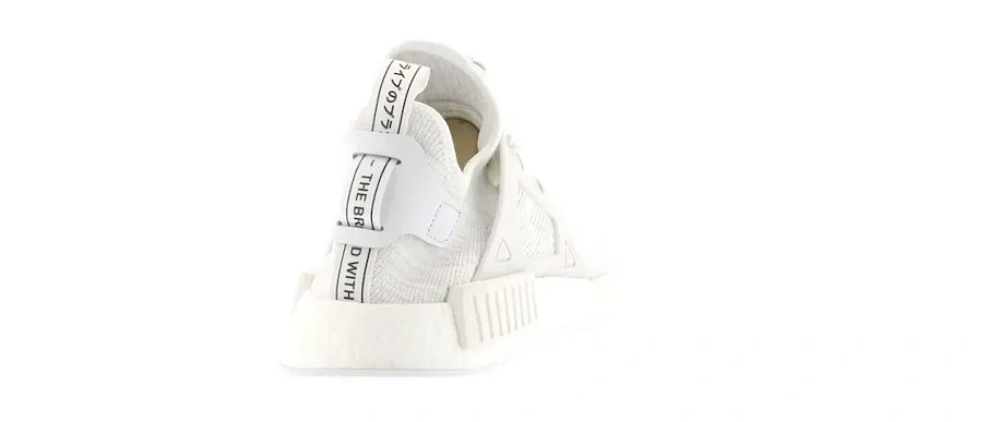 Фото № 4 с приближением к товару «‎adidas NMD XR1 Triple White (2016)»