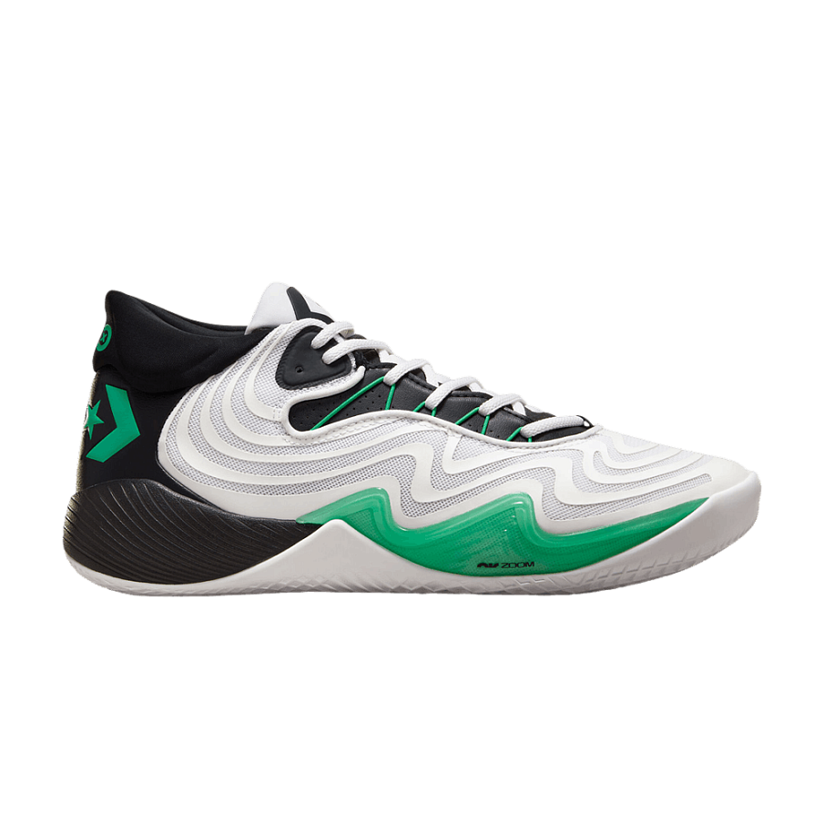 Фото № 1 с приближением к товару «‎Converse All Star BB Shift CX White Black Apex Green (A08648C)»