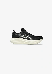 Фото № 1 с приближением к товару «‎GEL-NIMBUS 27 ROAD RUNNING SHOES BLACK LAKE GREY»