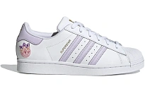 Фото № 1 с приближением к товару «‎adidas Superstar Trefoil White Purple Tint »