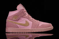 Фото № 2 с приближением к товару «‎Air Jordan 1 Mid Coral Gold»