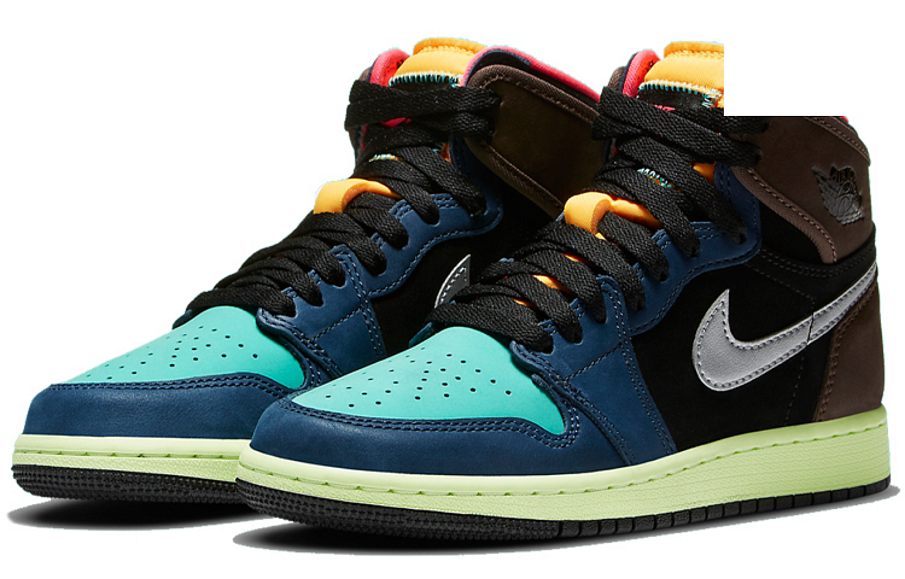Фото № 3 с приближением к товару «‎Air Jordan 1 Retro High OG "Bio Hack" (GS) Multicolor»