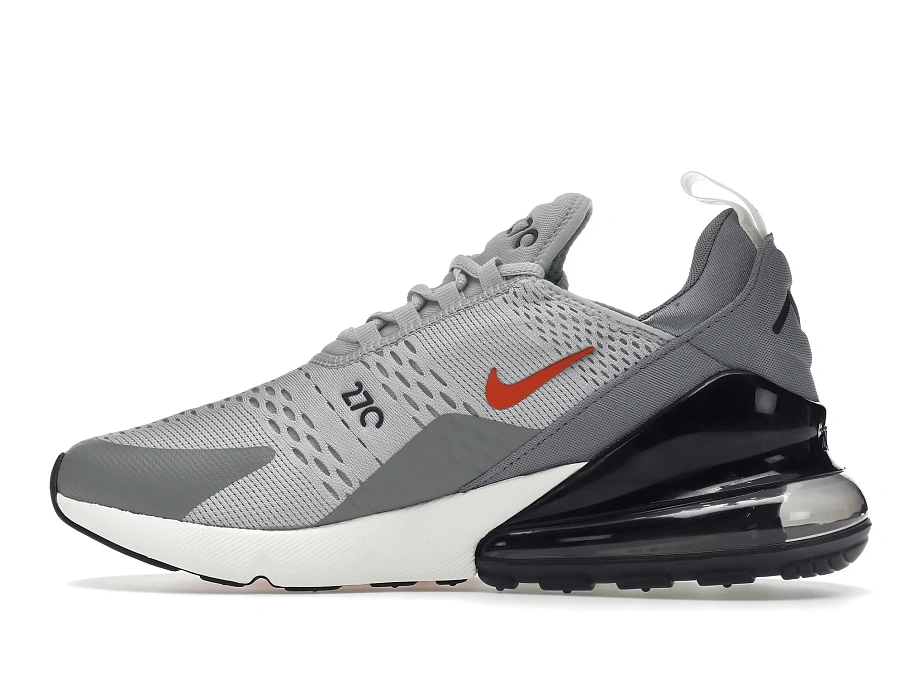 Фото № 5 с приближением к товару «‎Nike Air Max 270 Grey Fog Team Orange Sail»