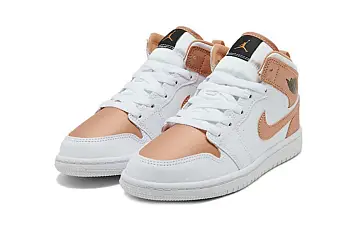 Nike Girls Jordan 1 Mid (ps) Pre-School Shoe Kids Little Kids 640737-190 - 2