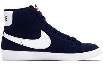 Nike WMNS Blazer Mid Vintage Suede BlueWhite - 3
