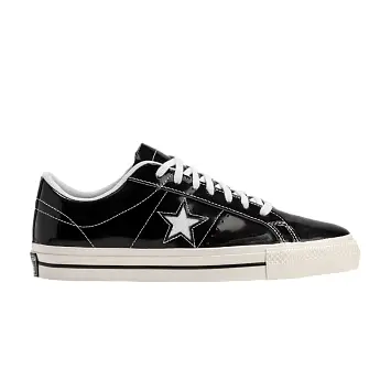 Converse One Star Low Black Patent - 1