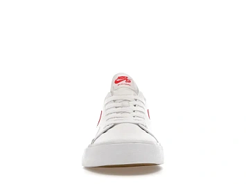 Nike SB Blazer Court White University Red - 2