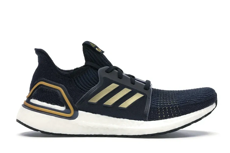 Фото № 1 с приближением к товару «‎adidas Ultra Boost 2019 Blue Gold (US)»