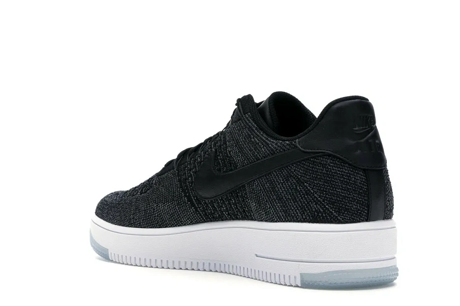 Фото № 6 с приближением к товару «‎Nike Air Force 1 Flyknit Low Black White»