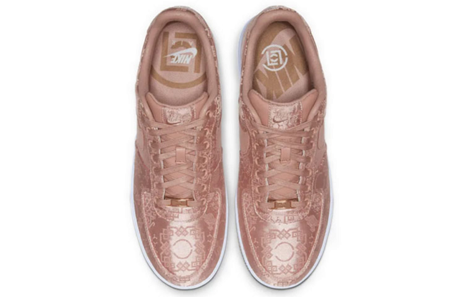 Фото № 4 с приближением к товару «‎Nike Air Force 1 Low Clot Rose Gold Silk»