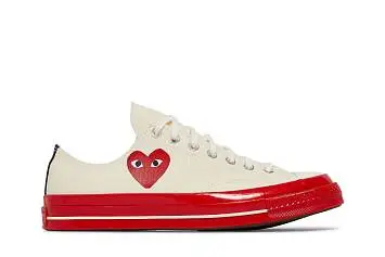 Comme des Garçons Play x Converse Chuck 70 Low Pristine Red - 2