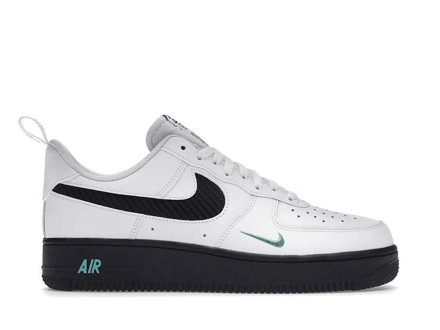 Фото № 1 с приближением к товару «‎Nike Air Force 1 Low White Black Teal»