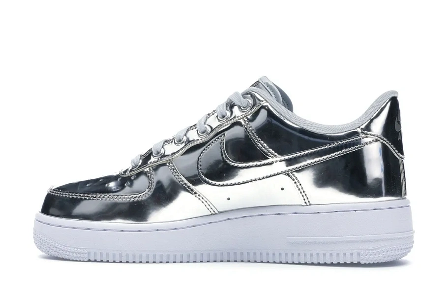 Фото № 5 с приближением к товару «‎Nike Air Force 1 Low Metallic Chrome »