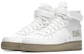 Nike SF Air Force 1 Mid Sneakers White - 3